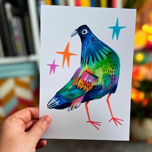 Birbfest 2023 A5 Impressions d'oiseaux | Cadeaux illustrés pour les ornithologues amateurs | Choisissez et mélangez les modèles