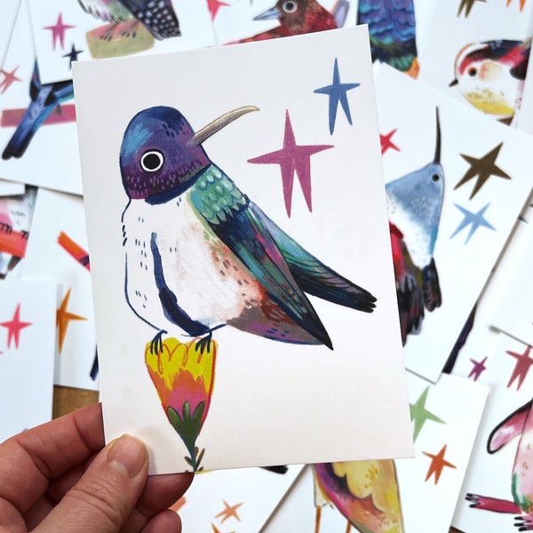 Birbfest Postcards | Individual postcards | Sketchbook Postcards | Illustrated Postcards | Postcard Prints | Art Gifts | Sketchbook Prints