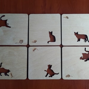 Coffee coaters, Tea coasters,  Natural coasters, Laser cut coasters SVG file