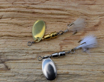 Vintage Lures and Spinners: Luhr Jensen, Stee-lee, NEBCO Flash