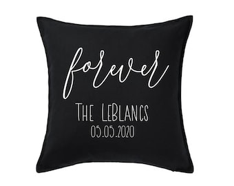 Custom Pillow Case, Personalized Wedding Gift, Couples Gift, Engagement Gift, Custom Pillow Case, Personalized Husband and Wife Gift