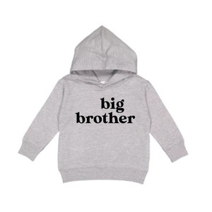 Big brother hoodie, big brother baby announcement sweatshirt, I'm going to be a big brother, toddler big brother, big sister shirt