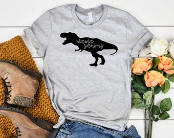 Mamasaurus Shirt, Funny Mom Shirt, Toddler Mom, aunt Shirt, Funny Mom Gift Tee, cute mom life shirt, new mom gift, dinosaur family