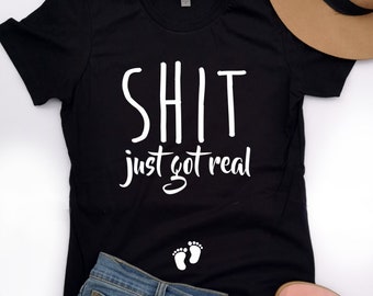 Shit Just Got Real - Etsy