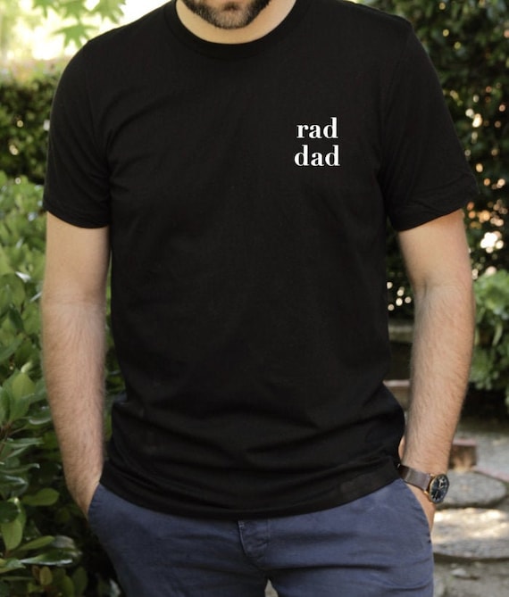 dad to be pregnancy pregnant gift for him Rad Dad  Rad Like Dad Tee || rad dad rad like dad fathers day dad is rad rad like dad