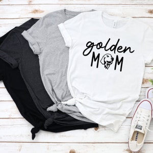 Golden Retriever Mom Shirt, Dog lover, Golden Mom, Christmas Gift for Her, Animal Lover Gift, Dog Tee, Gift for Dog Owner, gift for friend