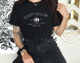 Fall Sweatshirt, Sleepy Hollow Halloween Shirt, Spooky Season Graphic Tee, Jack O Lantern Crewneck, Bookish Tshirt, Ghost Stories Sweater