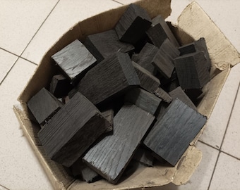 1KG restjes voor houtcreaties Sieraden hout Zwart moeras eiken morta hout, zwart hout, houtbewerkingshout van 1000-6000 jaar