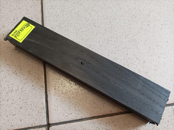 Black Bog Oak (260mm X 30mm X50mm) (morta Wood) From 1000-6000year