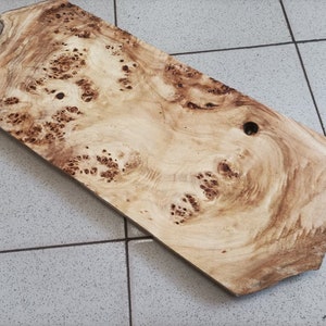 Big Poplar burl wood Burl Block,Woodworking Lumber,guitar body (640x260x22mm) T-169