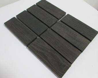 8pcs.lot Bog Oak morta, wood Woodturning/ (50*12*135mm) 1000-5800 Years Old Copy