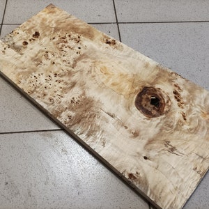 Big Poplar burl wood Burl Block,Woodworking Lumber,guitar body (555x268x28mm) T-68