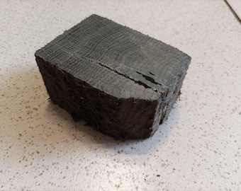 bog oak (80x55x40mm) slab (morta wood) black wood,woodworking