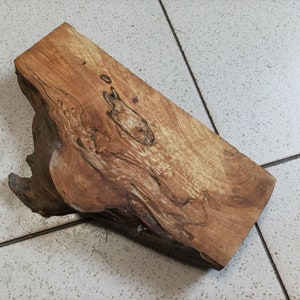 Kirschspaltholzplatte, Maserholzblock, Holzbearbeitungsholz, Gitarrenkorpus (245 x 120 x 30 mm) V-1
