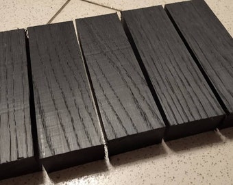 5pcs Black Bog oak (135mm x 35mm x50 mm) (morta,wood) from 1000-6000year