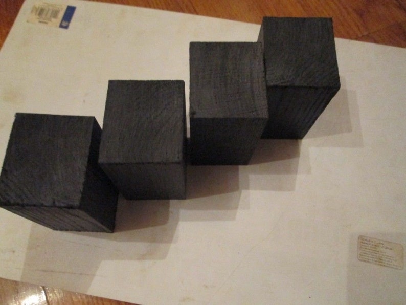 morta, wood blanks for pipes from 1270 to 5460 years 4pcs lot bog oak