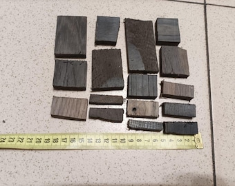 scraps for wood creations Jewellery wood Black Bog oak morta wood,black wood,woodworking lumber from 1000-6000year K9