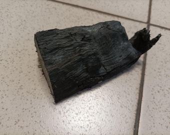 bog oak (100x55x45mm) slab (morta wood) black wood,woodworking