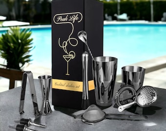 The Most Luxurious Cocktail Shaker Set | Boston Cocktail Shaker Set | Cocktail Accessories| Barware set| Valentine Gift