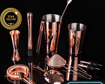 Best for Cocktail Lovers! | Cocktail Shaker Set |Barware set | Christmas Gift| Premium Packaging| Valentine Gift
