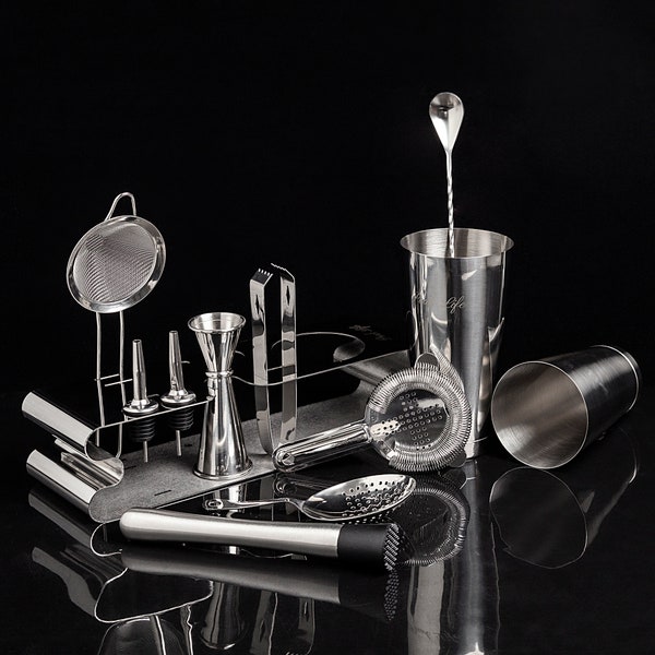 Patented Stand Design | | World's Best Luxurious Cocktail Set with Stand that Truly Stands Out!