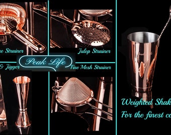 Premium Cocktail Shaker Set |  Cocktail Accessories| Barware set | Mixology Set| Christmas Gift|| Valentine Gift