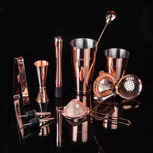 Começa a promoção da Black Friday! | Presente perfeito para amantes de coquetéis! | Conjunto de coqueteleira | Conjunto de bar premium | Embalagem premium!