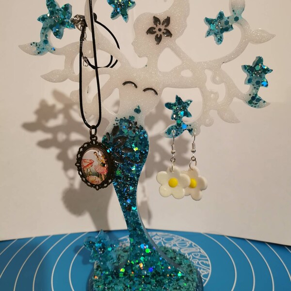 Goddess Mermaid Jewelley Hanger Display Stand