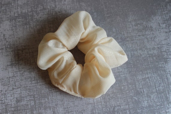 Snake Scrunchie Off White Off White Hair Elastic Hair Etsy