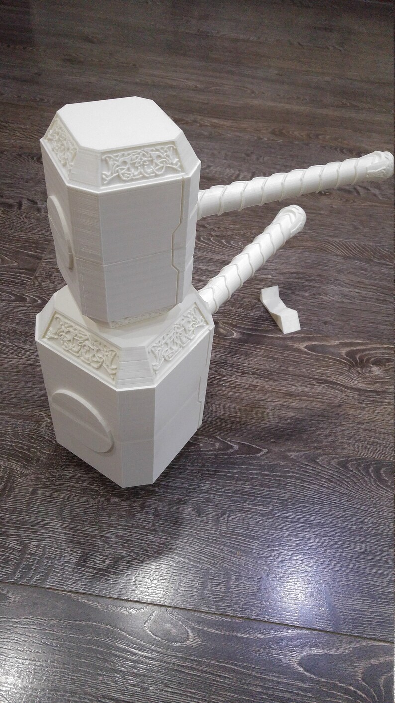 Thor's Hammer Mjolnir 3D Printed Avengers Prop Marvel Etsy