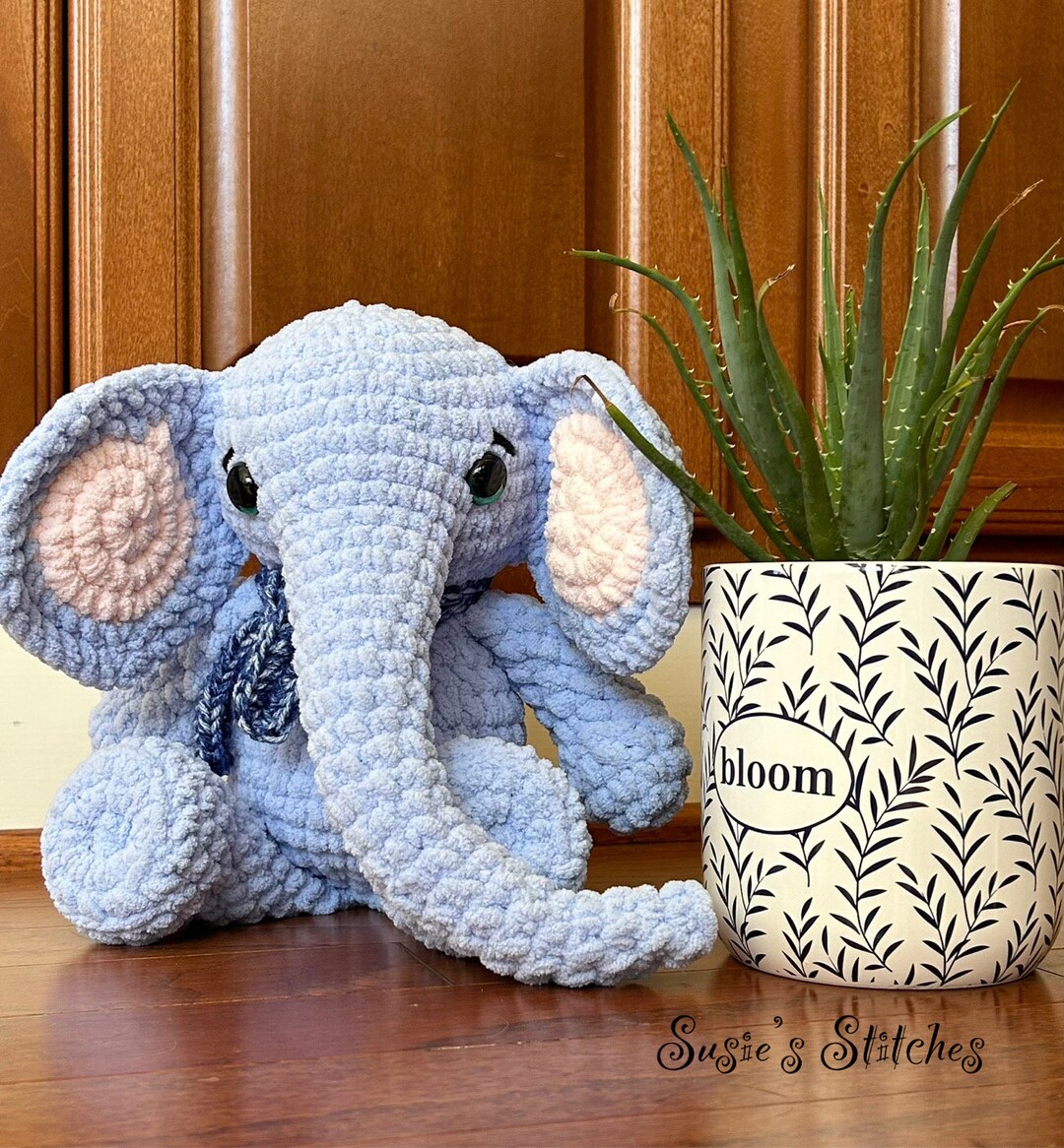 Elouise Elephant Crochet Pattern, PDF Download - Etsy