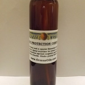 Psychic Protection Ormus Mist - 2 oz, Monatomic Gold Aromatherapy Aura Spray, Energy Shield