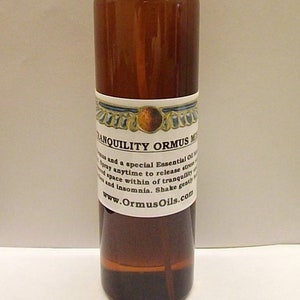 Tranquility Ormus Mist - 2 oz, Monatomic Gold Aromatherapy Aura Spray, Relaxation