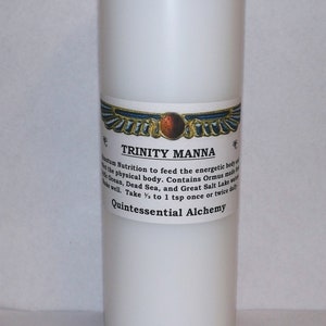 Trinity Manna - 8 oz, Monatomic Gold Liquid Ormus, Synergistic Blend