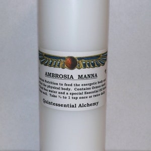 Ambrosia Essential Oil Manna - 8 oz, Monatomic Gold Liquid Ormus, Spirit