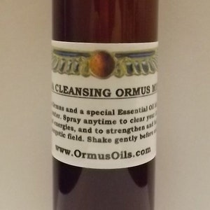 Aura Cleansing Ormus Mist - 2 oz, Monatomic Gold Aromatherapy Aura Spray, Clear Energy