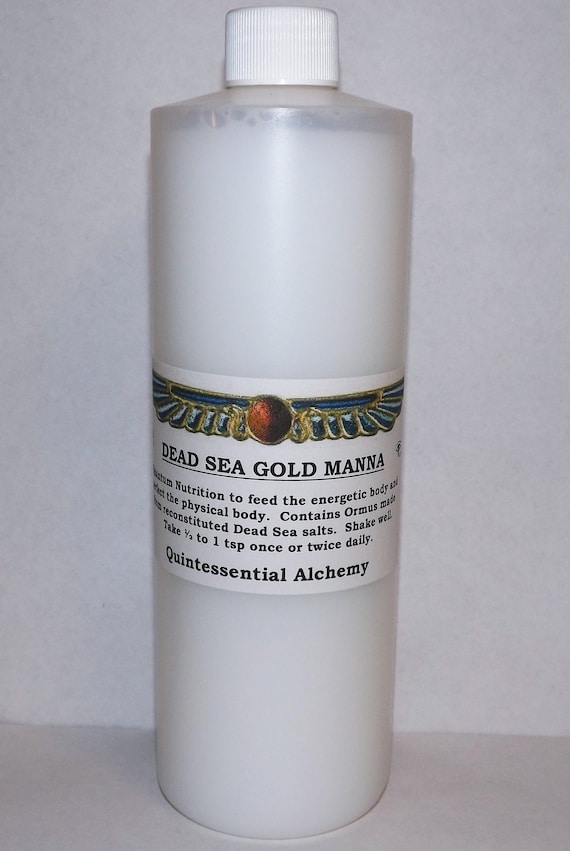 Dead Sea Gold Manna - 8 oz, Monatomic Gold Liquid Ormus, Enlightenment
