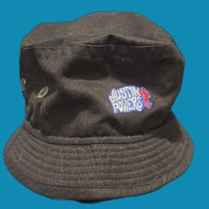 Austin Powers Movie Promo Swinger British Flag Black Bucket 