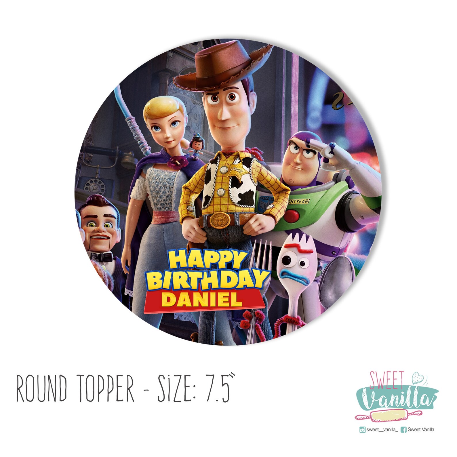 Toy Story Edible Image Cake Topper Etsy vrogue.co