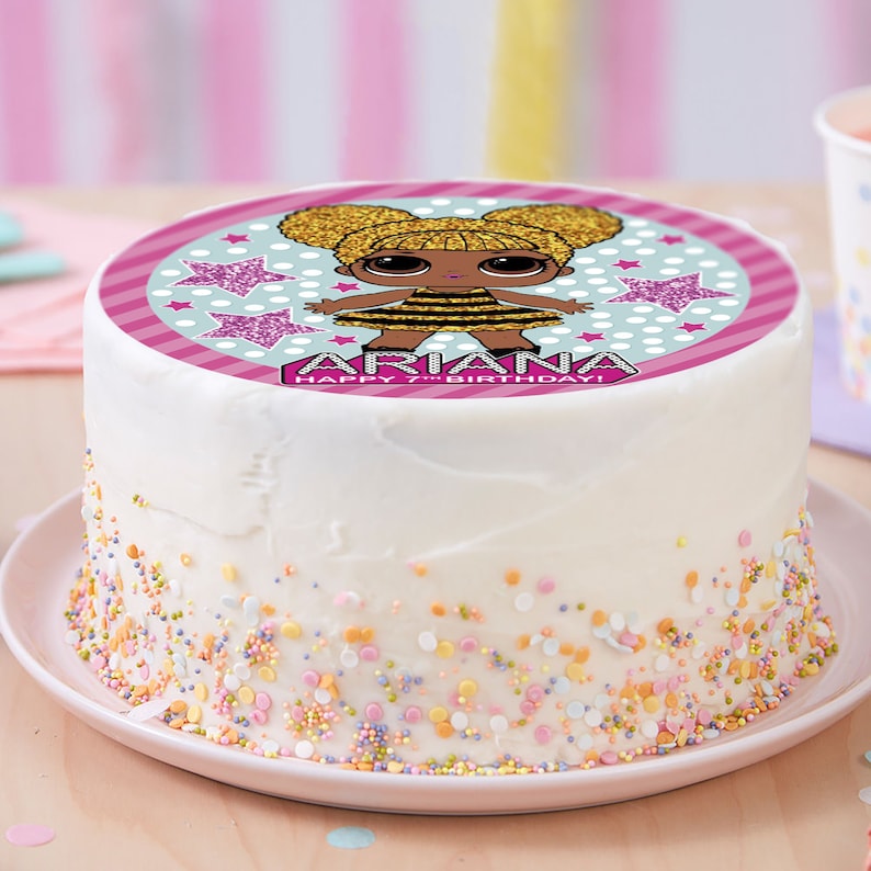 Cake Toppers Lol Edible Birthday Cake Topper Personalized Item