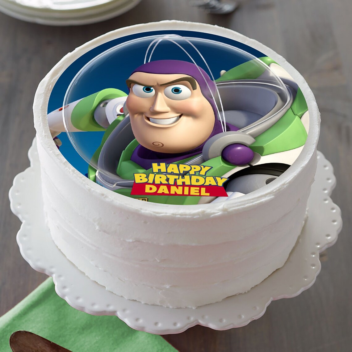 buzz lightyear edible cake image