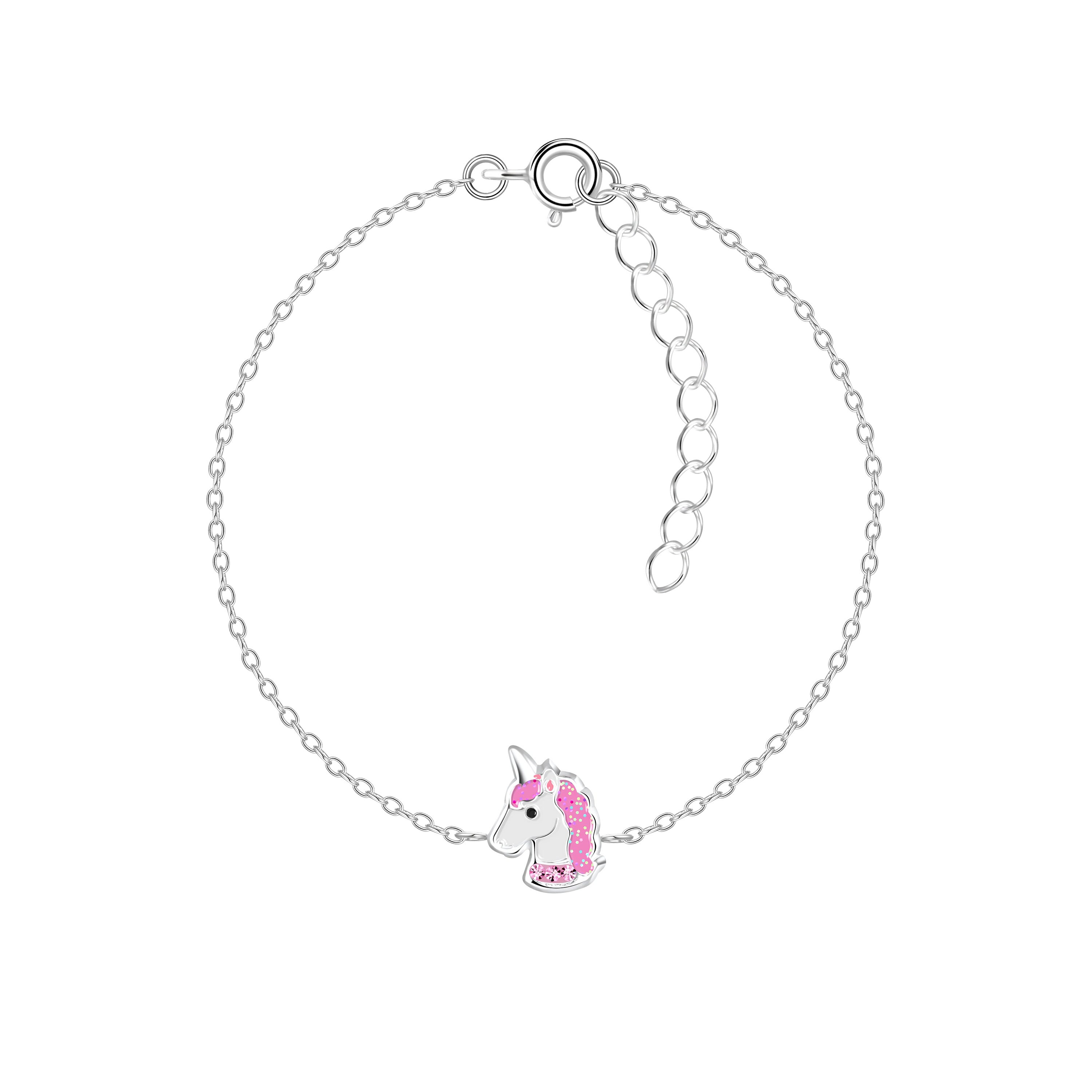 Children's Silver Unicorn Bracelet - SJ29046