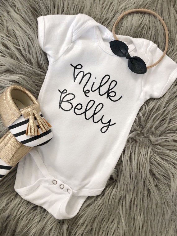 milk belly onesie
