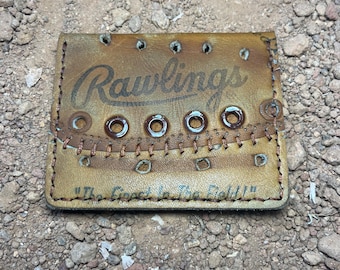 Cartera de cuero recuperado para guantes de béisbol de Dave Winfield