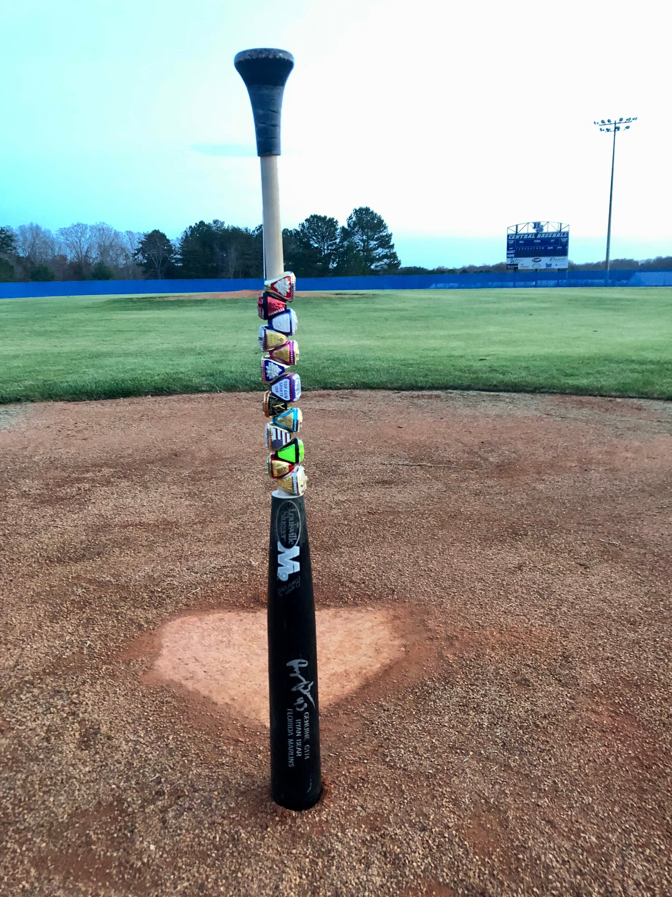 Baseball Mini Bat Wall Hanger Brackets (set of 4) – We Hang That