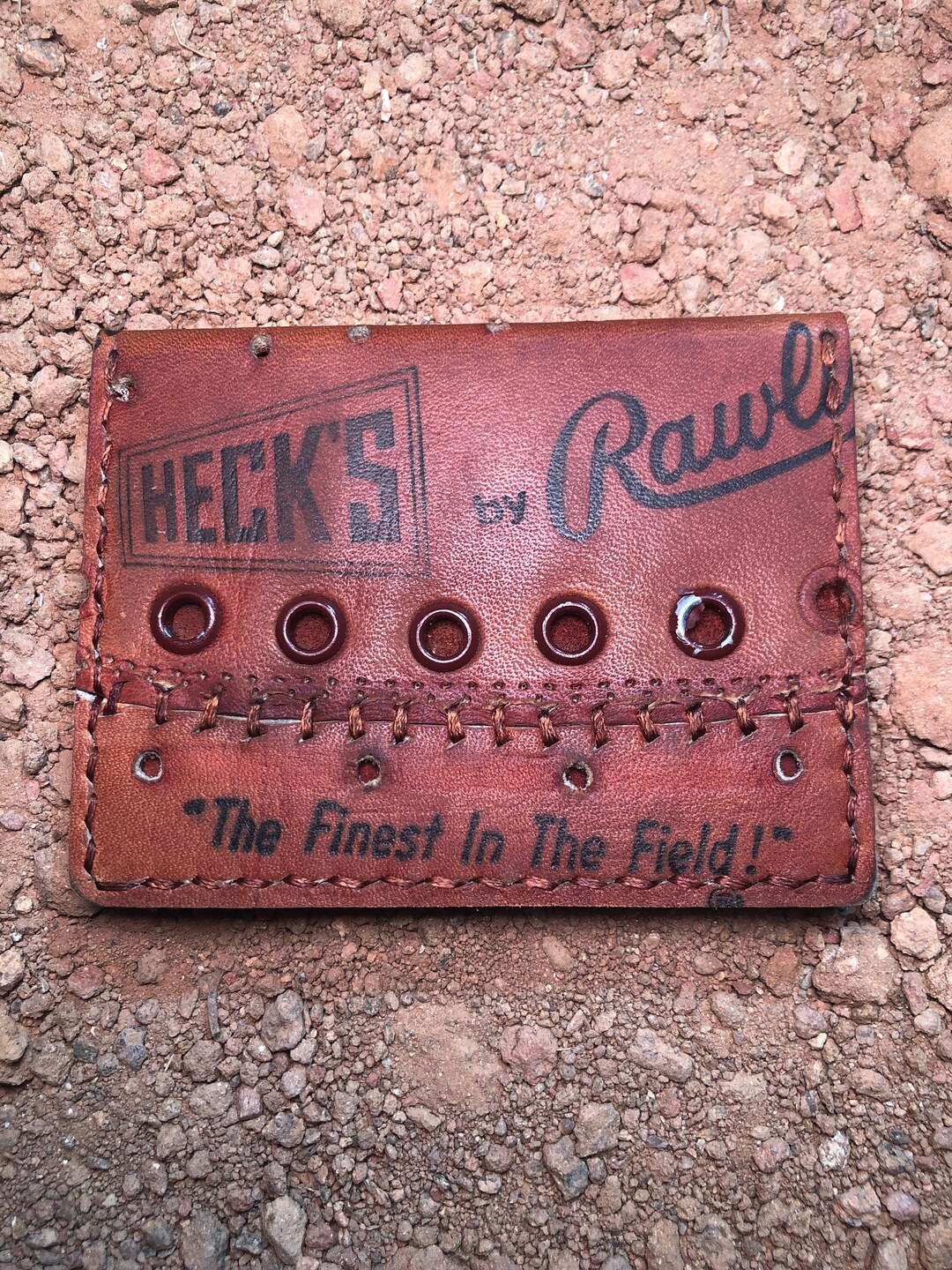 Steve Carlton Reclaimed Leather Baseball Glove Wallet Etsy