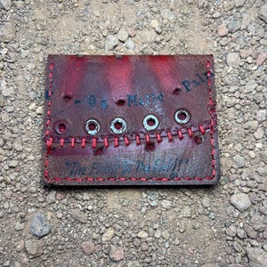 Reggie Jackson leather baseball glove wallet