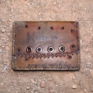 Cartera de cuero recuperado para guantes de béisbol de Clete Boyer