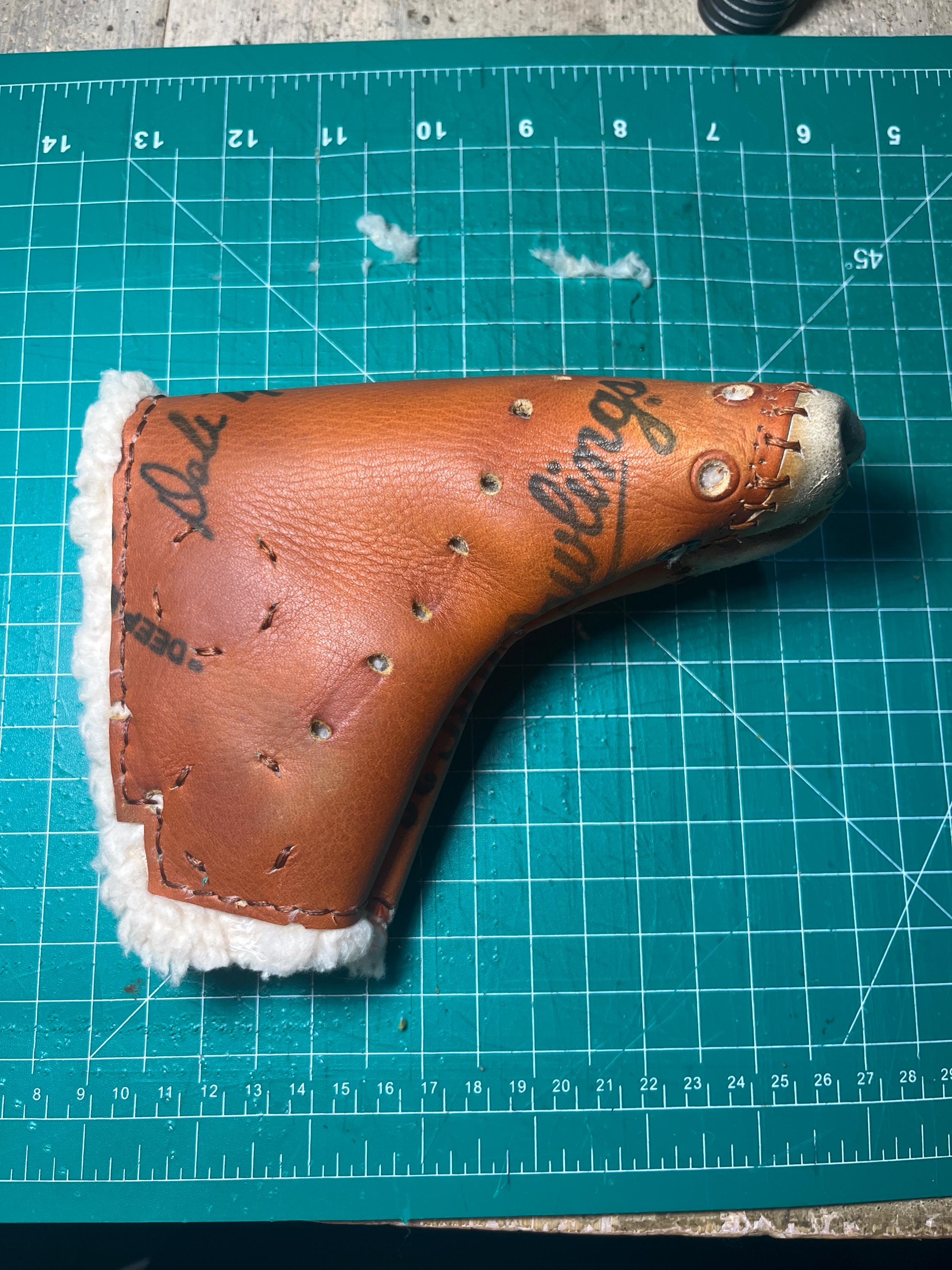 Gant De Baseball Vintage Wilson - Taille 11, Main Droite - 5 Doigts, étiquette Rouge - Occasion, Rare Et Ancien