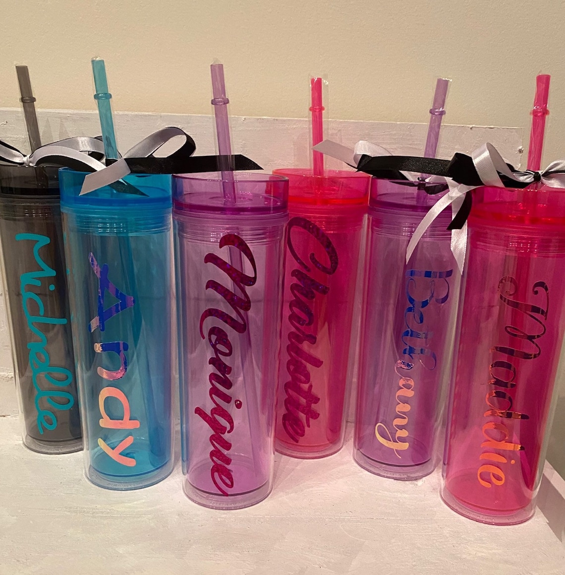 Personalized Acrylic Tumbler 16oz 480mls Double Walled Etsy Australia